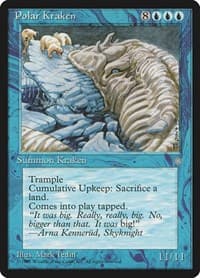 Polar Kraken - Ice Age - Magic: The Gathering card