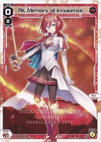 Ril, Memory of Innocence (Prerelease Party) - Promo Cards - WIXOSS card