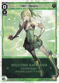 Mel - Ready (Prerelease Party) - Promo Cards - WIXOSS card