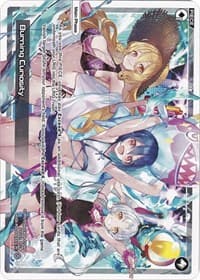 Burning Curiosity (Prerelease Party) - Promo Cards - WIXOSS card