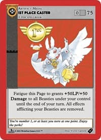 1ST Place Caster (LP75) - Medals - MetaZoo card