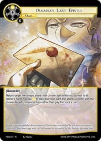 Olgaria's Last Epistle - The War of the Suns - Force of Will card