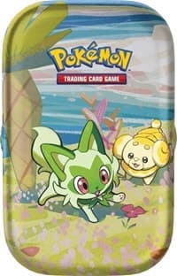Paldea Friends Mini Tin [Sprigatito & Fidough] - Miscellaneous Cards & Products - Pokemon card