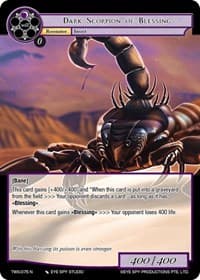 Dark Scorpion of Blessing - The War of the Suns - Force of Will card