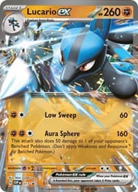Lucario ex - 017 - SV: Scarlet & Violet Promo Cards - Pokemon card