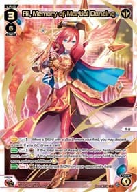 Ril, Memory of Martial Dancing (LR) - Welcome Back Diva -Lostorage- - WIXOSS card