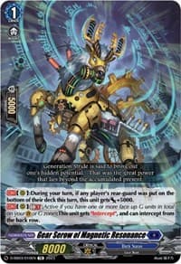 Gear Serow of Magnetic Resonance - D-SS03: Stride Deckset -Chronojet- - Cardfight Vanguard card