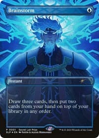 Brainstorm - Secret Lair Showdown - Magic: The Gathering card