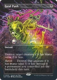 Fatal Push - Secret Lair Showdown - Magic: The Gathering card