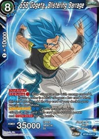 SSB Gogeta, Blistering Barrage - Power Absorbed - Dragon Ball Super: Masters card
