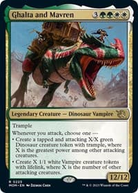 Ghalta and Mavren - March of the Machine - Magic: The Gathering card