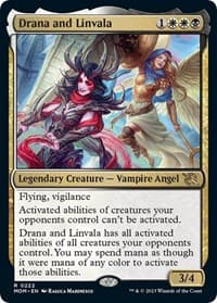 Drana and Linvala - March of the Machine - Magic: The Gathering card