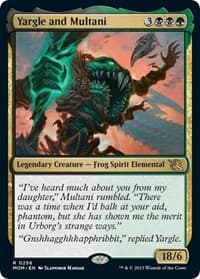 Yargle and Multani - March of the Machine - Magic: The Gathering card