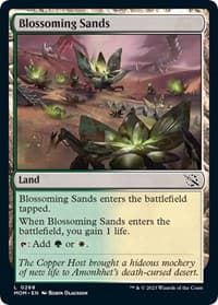 Blossoming Sands - March of the Machine - Magic: The Gathering card