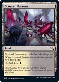 Scoured Barrens - March of the Machine - Magic: The Gathering card