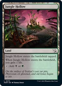 Jungle Hollow - March of the Machine - Magic: The Gathering card