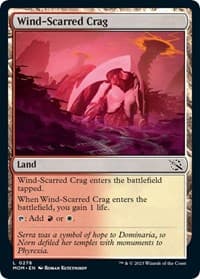 Wind-Scarred Crag - March of the Machine - Magic: The Gathering card