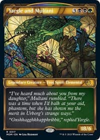 Yargle and Multani (Showcase) - March of the Machine - Magic: The Gathering card