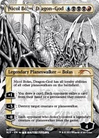 Nicol Bolas, Dragon-God (Borderless) - Secret Lair Drop Series - Magic: The Gathering card