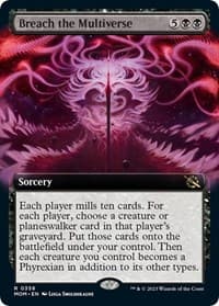 Breach the Multiverse (Extended Art) - March of the Machine - Magic: The Gathering card