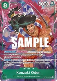Kouzuki Oden (Alternate Art) - Paramount War - One Piece Card Game card