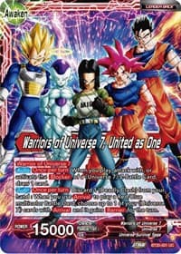 Android 17 // Warriors of Universe 7, United as One - Power Absorbed - Dragon Ball Super: Masters card