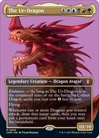 The Ur-Dragon (Borderless) - Commander Masters - Magic: The Gathering card