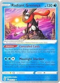 Radiant Greninja - 2022 (Rikuto Ohashi) - World Championship Decks - Pokemon card