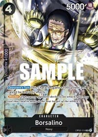 Borsalino (Alternate Art) - Paramount War - One Piece Card Game card