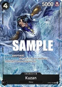 Kuzan (096) (Alternate Art) - Paramount War - One Piece Card Game card