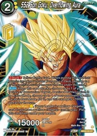 SS2 Son Goku, Overflowing Aura - Power Absorbed - Dragon Ball Super: Masters card