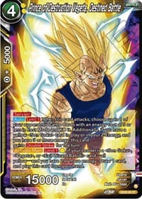 Prince of Destruction Vegeta, Destined Battle - Power Absorbed - Dragon Ball Super: Masters card
