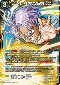 Trunks, Rambunctious Son - Power Absorbed - Dragon Ball Super: Masters card
