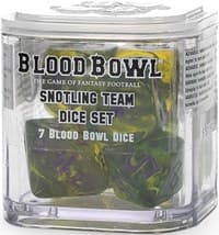 Blood Bowl: Snotling Team Dice Set (7-Pack) - Warhammer Game Accessories - Warhammer Game Accessories card