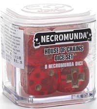 Necromunda: House of Chains Dice Set (8-Pack) - Warhammer Game Accessories - Warhammer Game Accessories card