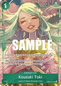 Kouzuki Toki (Box Topper) - Paramount War - One Piece Card Game card