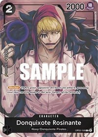 Donquixote Rosinante (Box Topper) - Paramount War - One Piece Card Game card