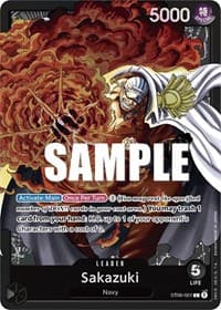 Sakazuki - ST-06: Starter Deck 6 Absolute Justice - One Piece Card Game card