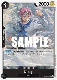 Koby - ST-06: Starter Deck 6 Absolute Justice - One Piece Card Game card