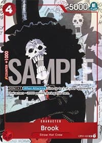 Brook - OP01-022 (Alternate Art) - One Piece Promotion Cards - One Piece Card Game card