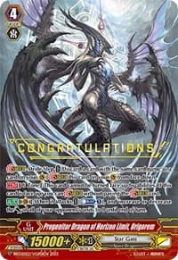 Progenitor Dragon of Horizon Limit, Origorem (Hot Stamped) - Bushiroad Event Cards - Cardfight Vanguard card
