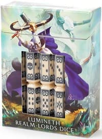 Warhammer: Age of Sigmar - Lumineth Realm-Lords Dice Set (20-Pack) - Warhammer Game Accessories - Warhammer Game Accessories card