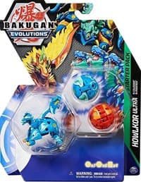 Bakugan Starter 3-Pack - Aquos Howlkor Ultra - Evolutions - Bakugan TCG card