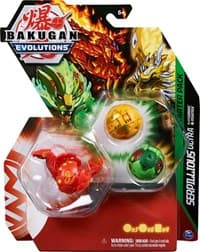 Bakugan Starter 3-Pack - Pyrus Serpillious Ultra - Evolutions - Bakugan TCG card