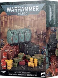 Warhammer 40K: Battlezone: Manufactorum - Munitorum Armoured Containers - Warhammer Plastic Box Sets - Warhammer Box Sets card