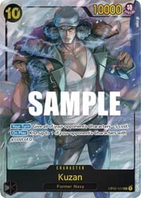 Kuzan (121) (Alternate Art) - Paramount War - One Piece Card Game card