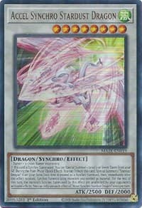 Accel Synchro Stardust Dragon - Maze of Memories - YuGiOh card