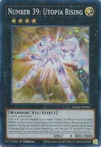 Number 39: Utopia Rising - Maze of Memories - YuGiOh card
