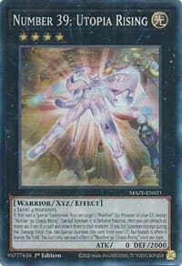 Number 39: Utopia Rising (CR) - Maze of Memories - YuGiOh card