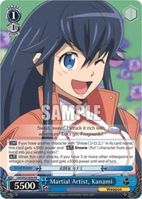 Martial Artist, Kanami - LOG HORIZON Power Up Set - Weiss Schwarz card